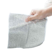 Steel Wire Mesh Dishcloth Scrubber Pads for Pots & Pans (Multi-Pack)