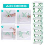 9-Tier Narrow Entryway Shoe Rack