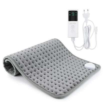 Electric Heating Pad for Cramps Relief, 9 Gear Adjustable Temperature Heated Pad Heated Blanket 23.6X11.8Inch, Winter Warmer