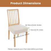 4-Pack Waterproof Dining Chair Seat Slipcovers