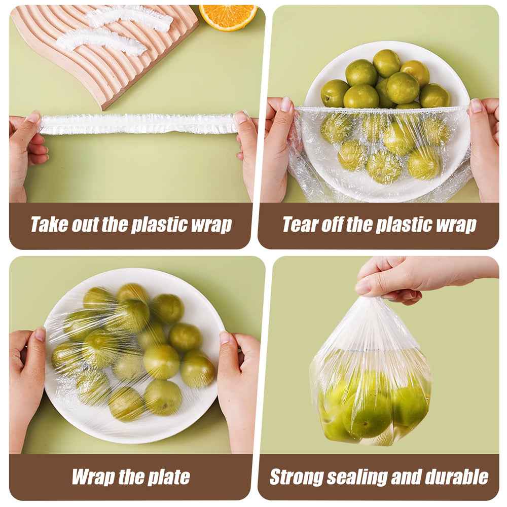 Reusable Elastic Stretch Bowl Covers & Food Storage Lids Set