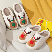 Plush Elk Fleece Winter House Slippers - Included accessories and packaging