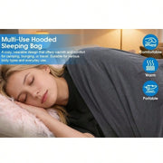Wearable Hooded Sleep Pod Blanket