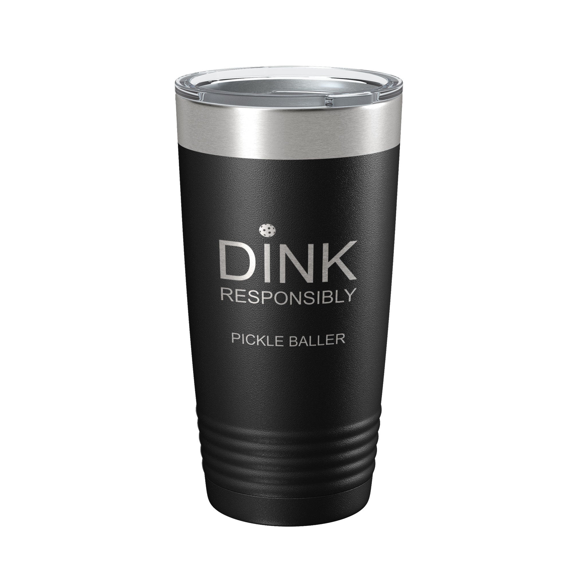 Dink Responsibly pickleball 20 oz insulated stainless steel tumbler